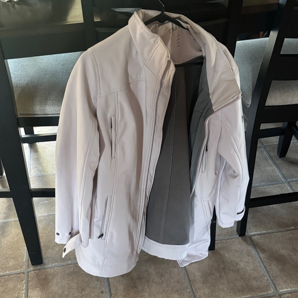 Calvin Klein Collection Women's Cream Pea Coat